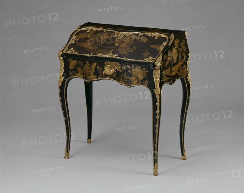 Slant-Front Desk, France, 1745/49. Creator: Jacques Dubois.