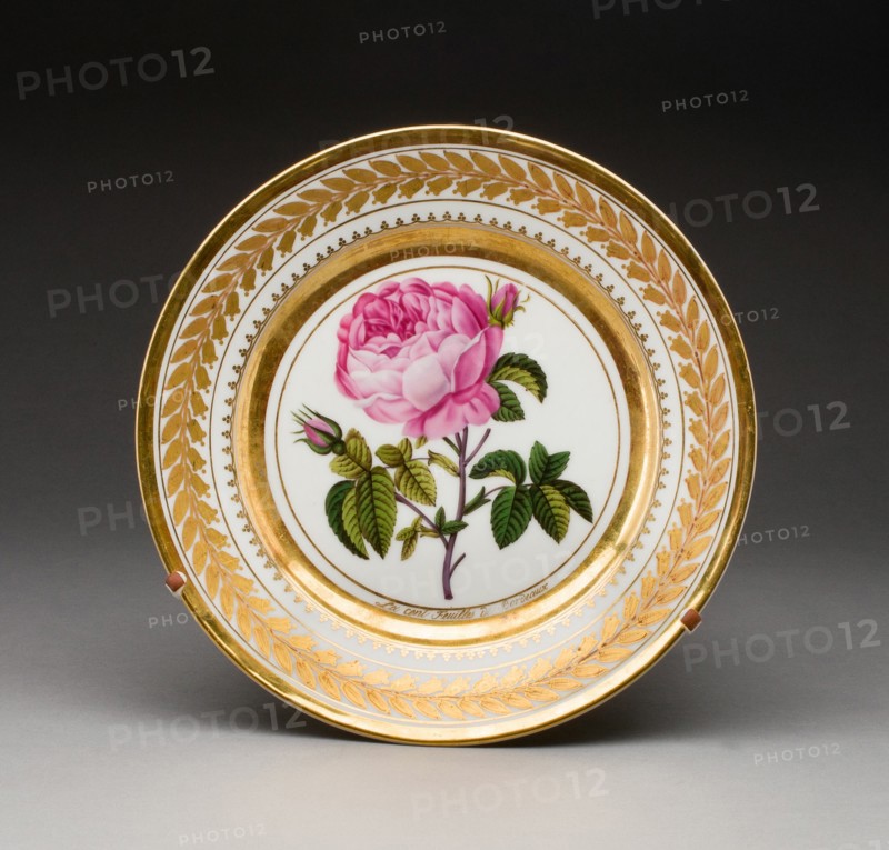 Dessert Plate, Moscow, 1826. Creator: Prince Iusupov Porcelain Factory.