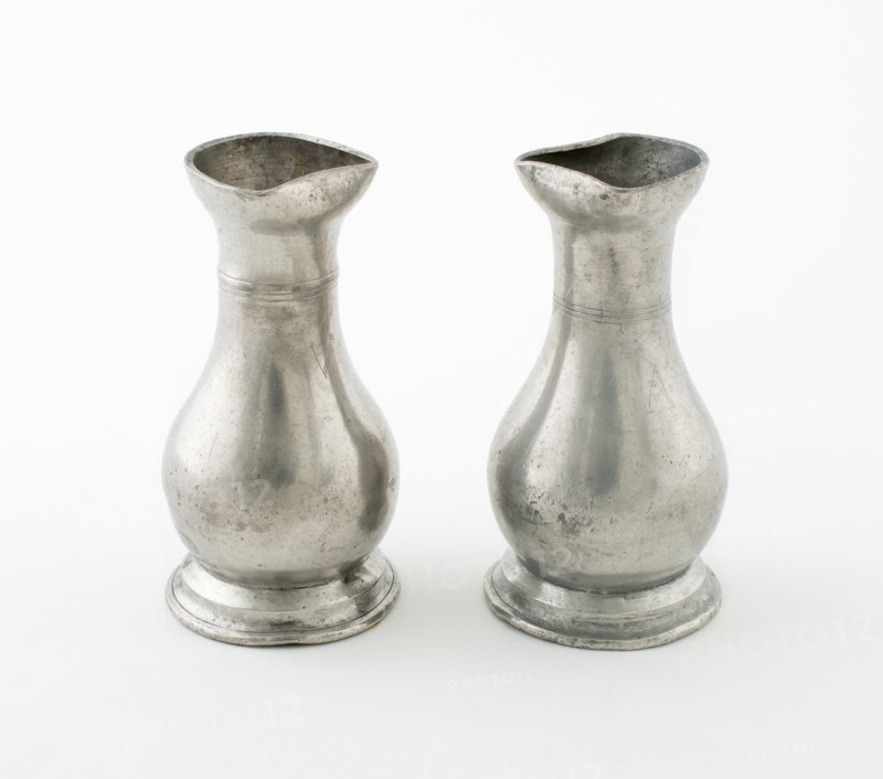 Pair of Sacramental Cruets, France, Early 19th century. Creator: Unknown.