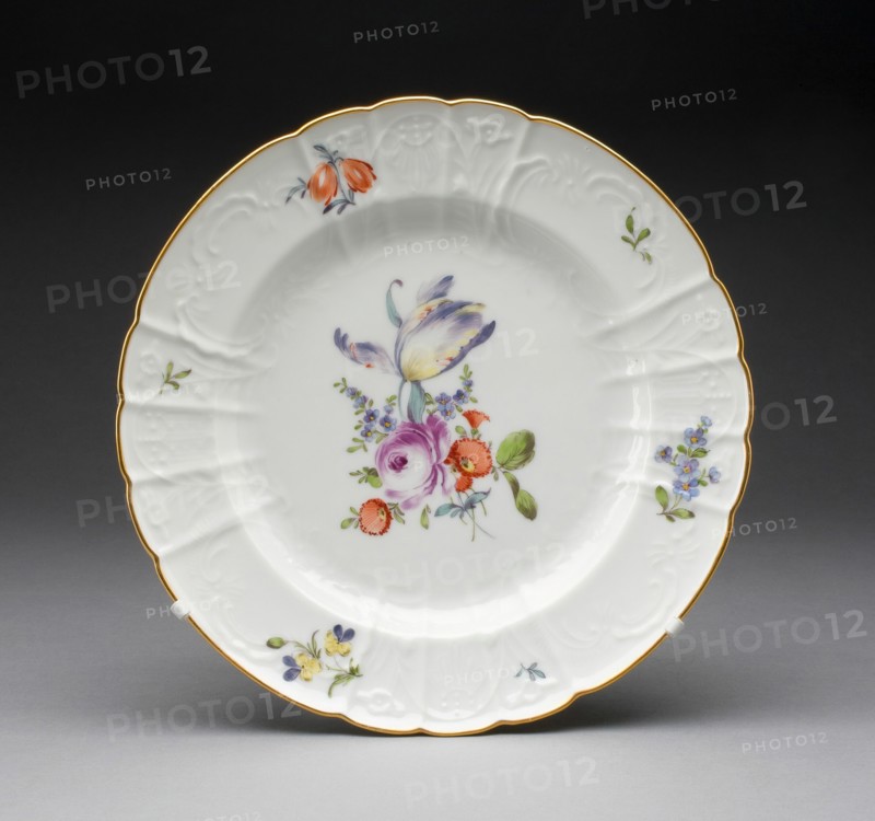 Plate, Saint Petersburg, 1796/1801. Creator: Russian Imperial Porcelain Factory.