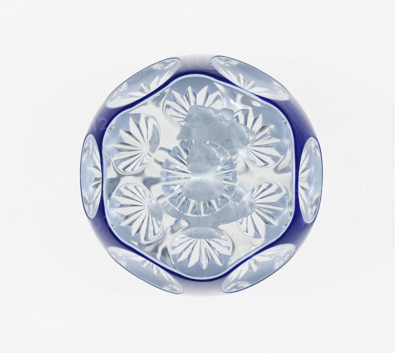 Paperweight, Saint-Louis, c. 1846-55. Creator: Saint-Louis Glassworks.