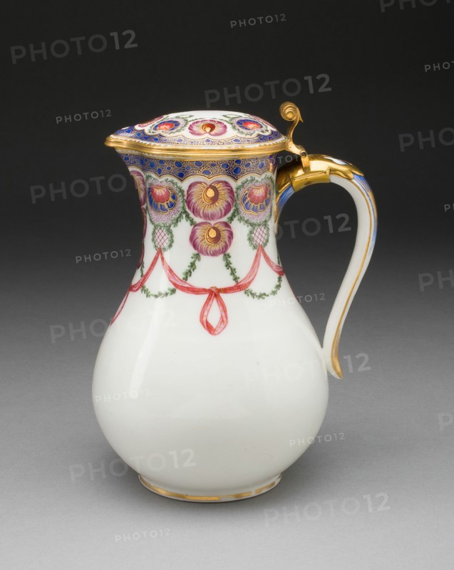 Jug (Pot à l'eau tourné), Sèvres, 1763. Creators: Sèvres Porcelain Manufactory, Louis Jean Thévenet.