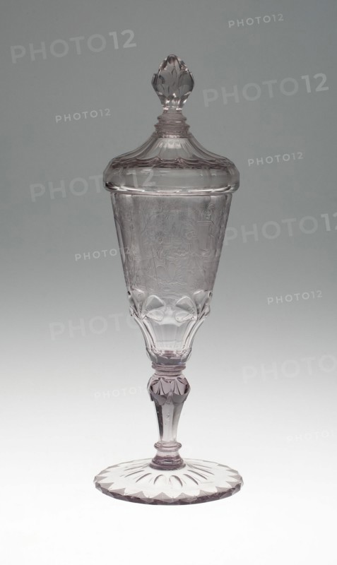 Goblet with Cover, Silesia, c. 1750. Creator: Christopher Gottfried Schneider.