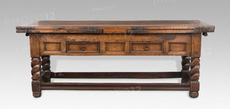 Draw Table, Switzerland, 1645. Creator: Unknown.