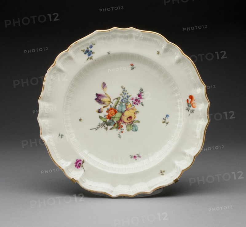 Soup Plate, Zürich, c. 1775. Creator: Unknown.
