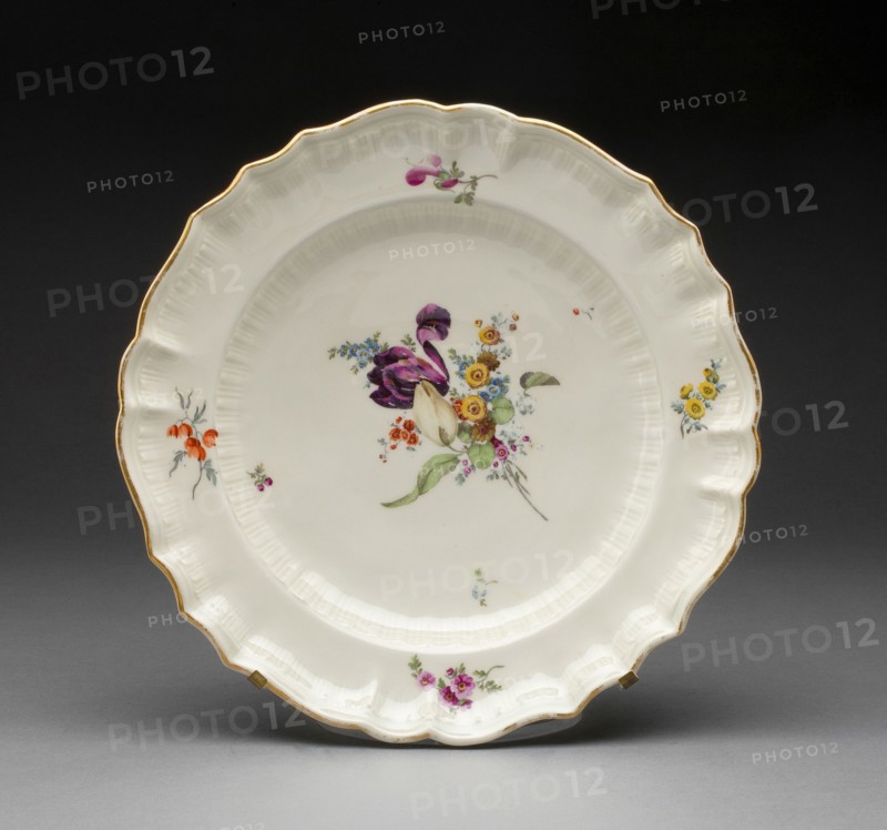 Soup Plate, Zürich, c. 1775. Creator: Unknown.