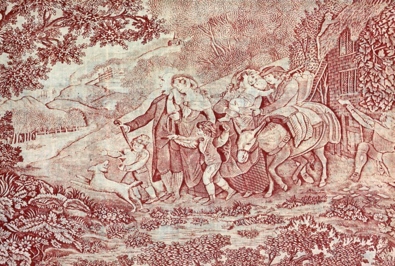 The Dance and The Departure Illustrations from The Deserted Village, England, 1790/1800. Creator: Unknown.