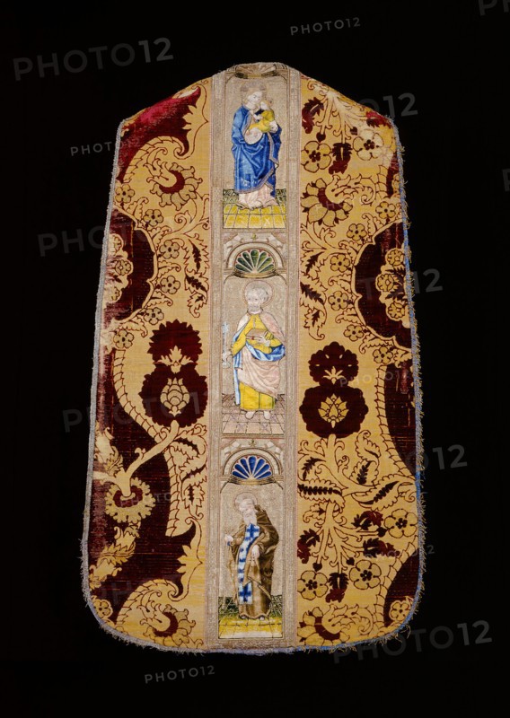 Chasuble with Orphrey Band, Spain, Chasuble: Late 15th cent; Band: Late 15th/early 16th century. Creator: Unknown.
