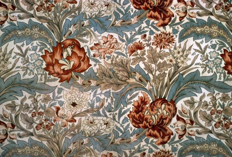 Panel (Formerly a Furnishing Textile), England, c. 1895/1900. Creators: Sidney Mawson, Turnbull & Stockdale.