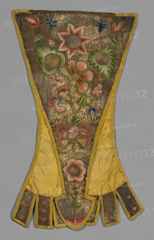 Stomacher, England, 17th century. Creator: Unknown.