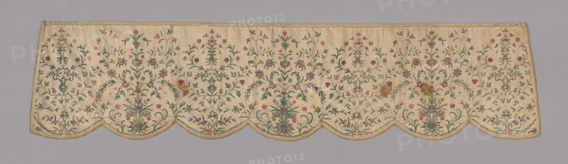 Valance, England, 18th century. Creator: Unknown.
