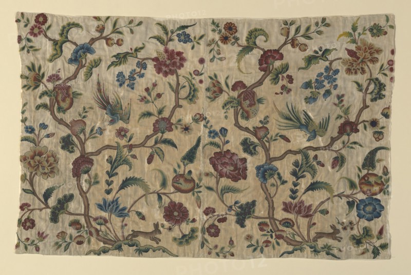 Portion from a Valance, England, 1701/25. Creator: Unknown.