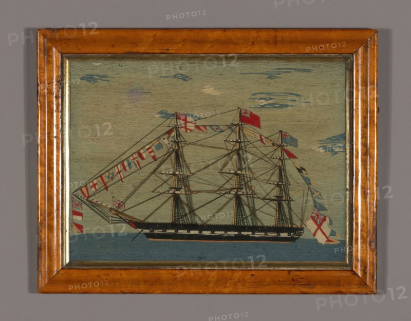 Picture (Needlework), England, 1825/75. Creator: Unknown.