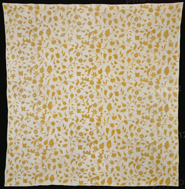 Bedcover, England, c. 1710. Creator: Unknown.