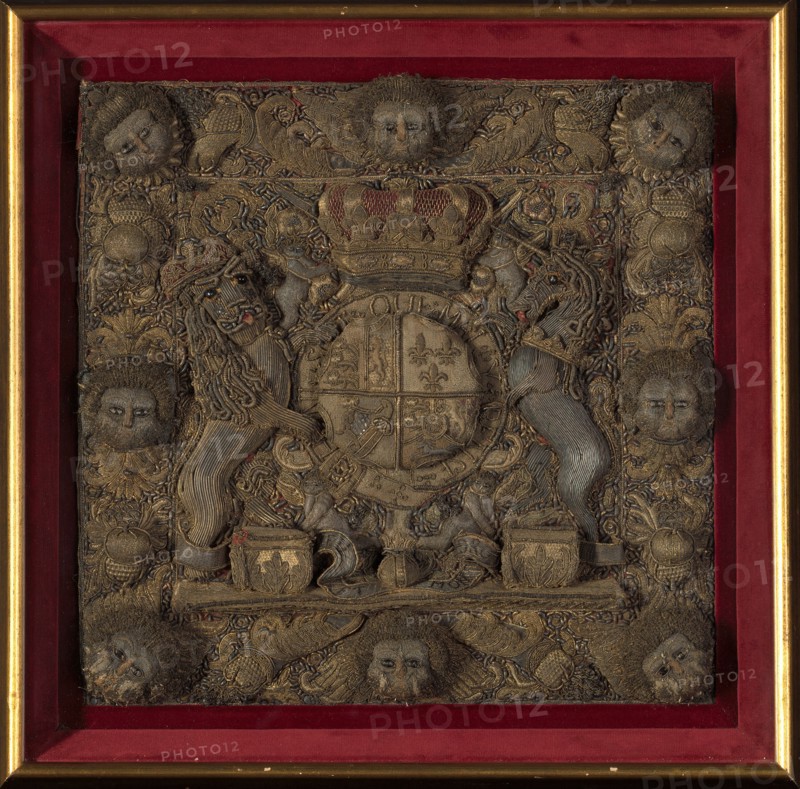 Burse Panel, England, 18th century. Creator: Unknown.