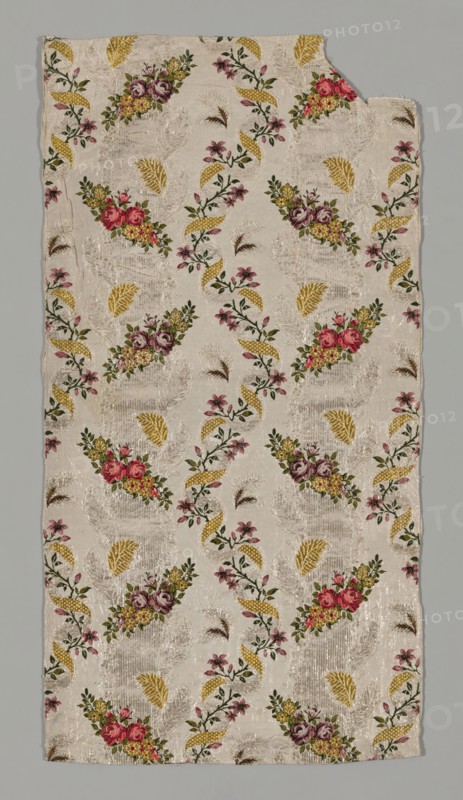 Panel from a Skirt, Spitalfields, c. 1753/55. Creator: Unknown.