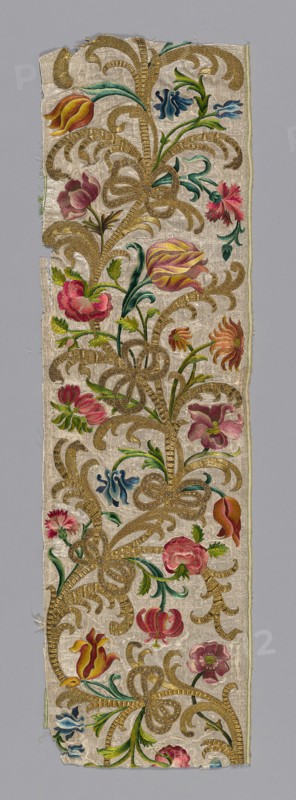 Fragment (Needlework), Europe, 1750/1800. Creator: Unknown.