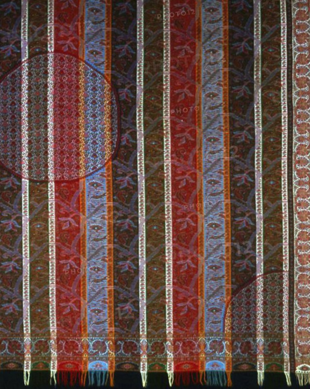 Square Shawl, Europe, 1840/55. Creator: Unknown.