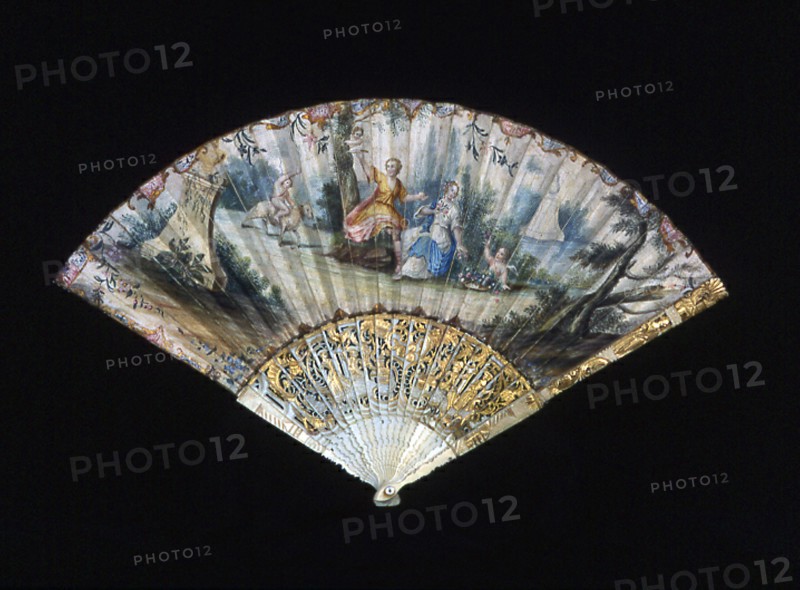 Fan, France, 18th century. Creator: Unknown.