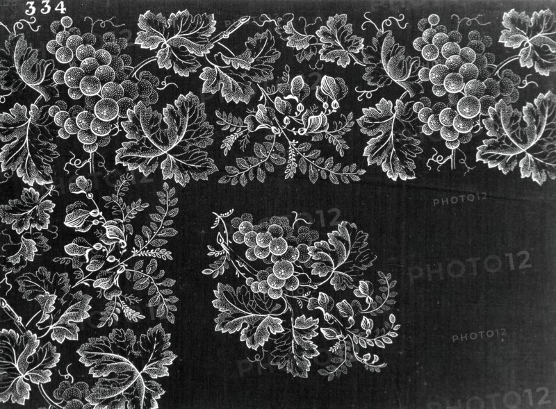 Mouchoirs (Volumes I and II), France, 19th century. Creator: Unknown.