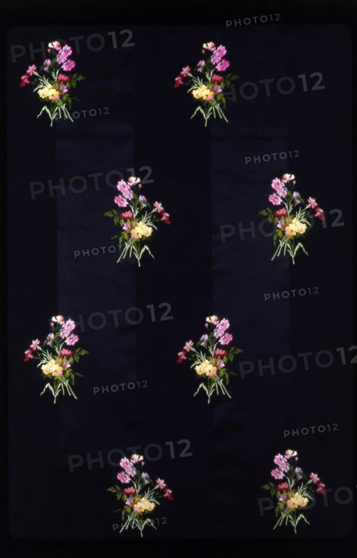 Three Fragments from Dress, France, c. 1885. Creator: Unknown.