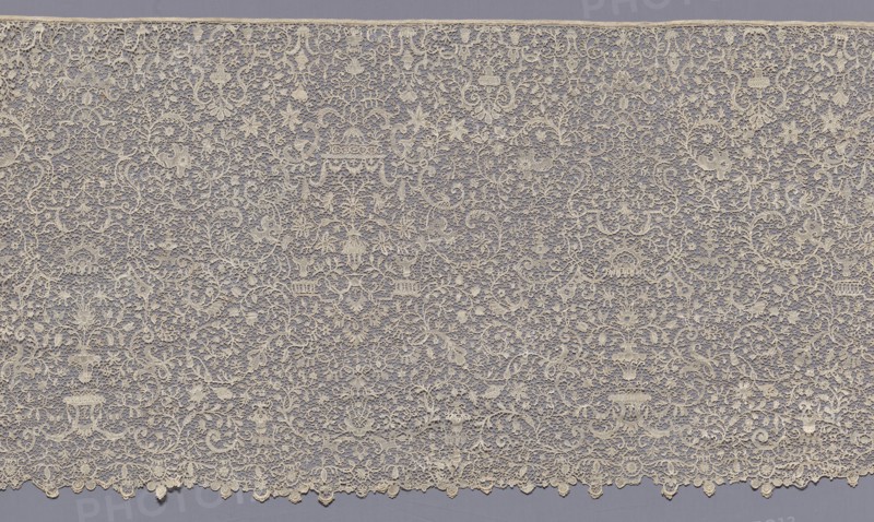 Flounce, France, c. 1700. Creator: Unknown.