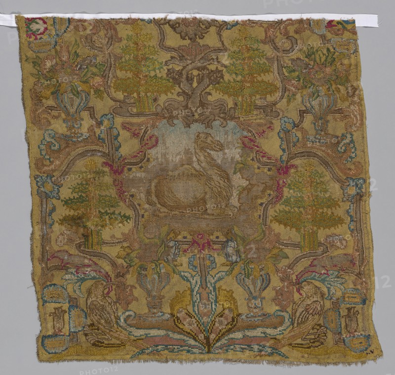 Chair Seat, France, 17th century. Creator: Unknown.