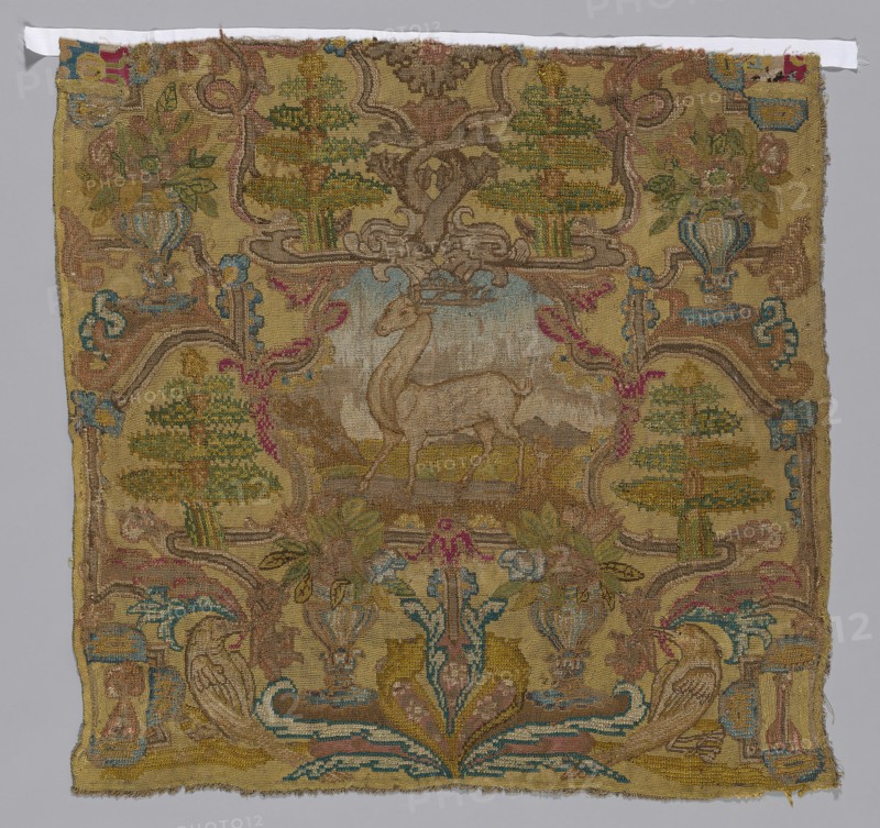 Chair Seat, France, 17th century. Creator: Unknown.