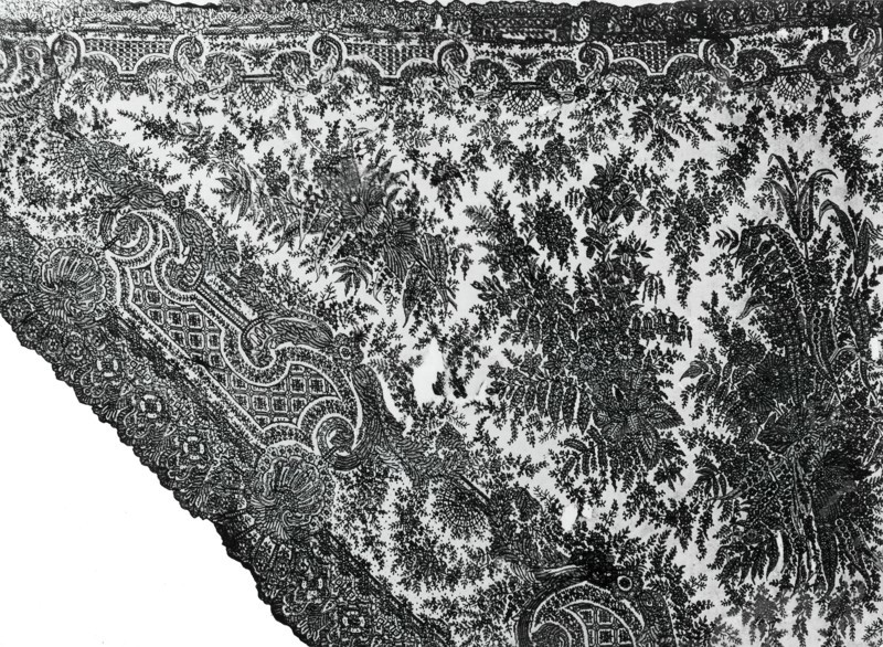 Half Shawl, France, 1860s. Creator: Unknown.