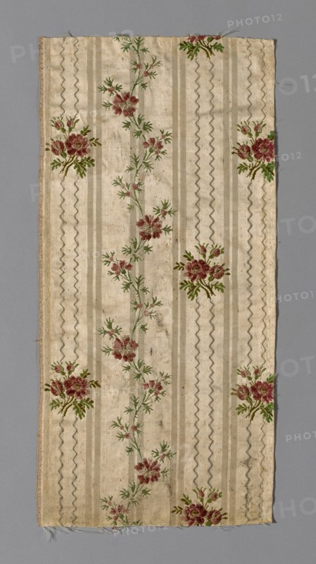 Fragment (Dress Fabric), France, 1750/1800. Creator: Unknown.