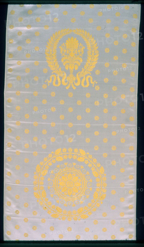 Chair Cover, France, 1800/25. Creator: Unknown.