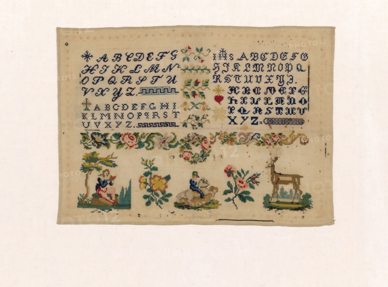 Sampler, Italy, 1801/75. Creator: Unknown.