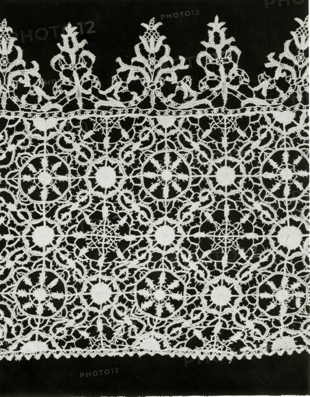 Border (From a Table Cover), Italy, c. 1600. Creator: Unknown.