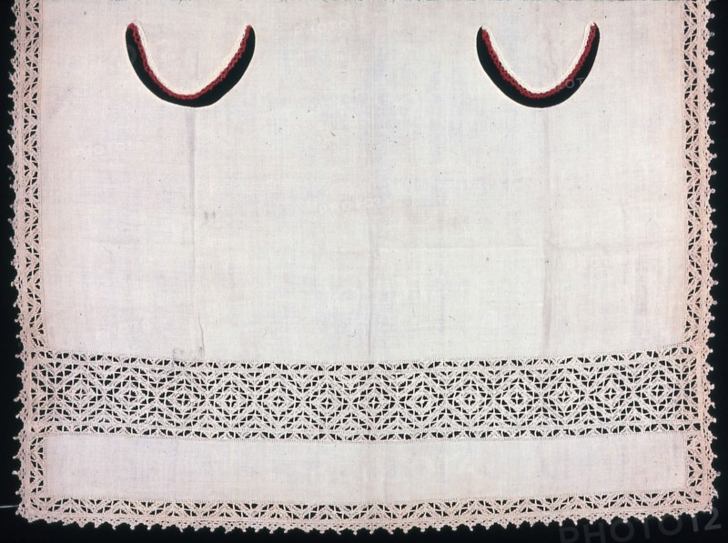 Child's Apron (Made from a Cover), Italy, 1875/1900. Creator: Unknown.