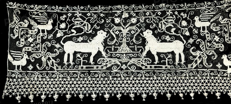 Flounce, Italy, 17th century. Creator: Unknown.