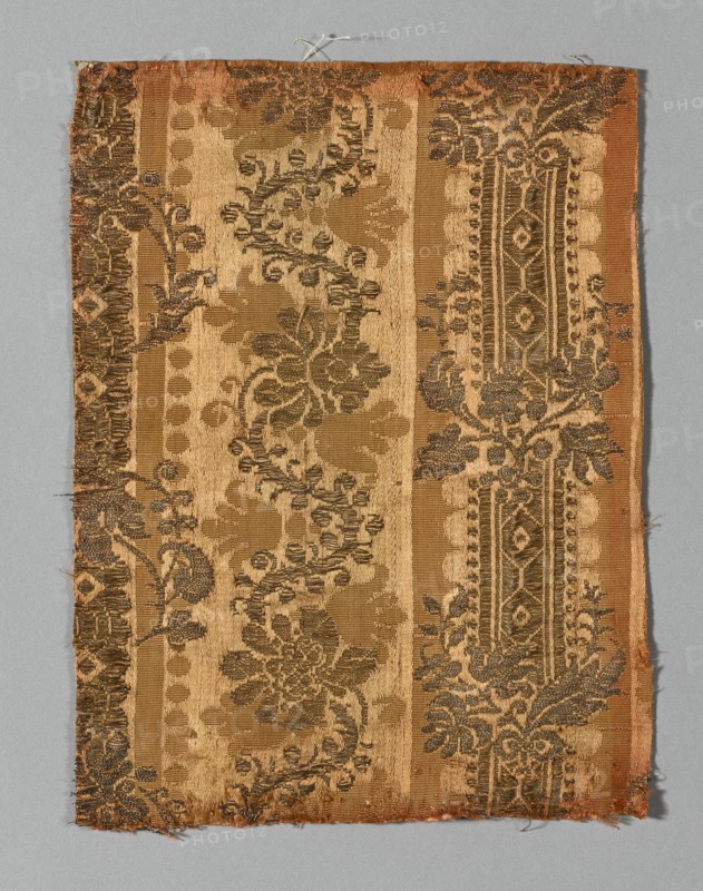 Fragment (Dress Fabric), Italy, 1650/1700. Creator: Unknown.