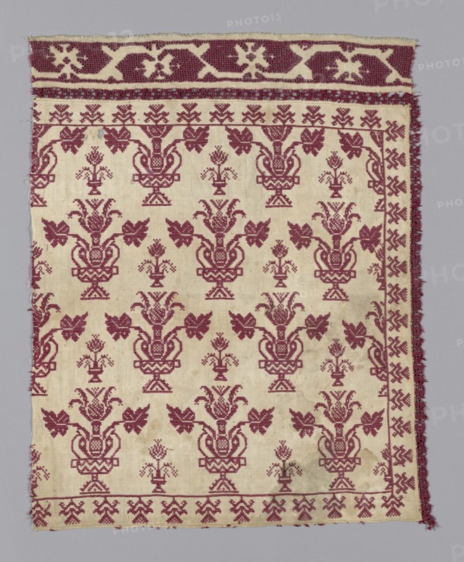 Pillow Cover (Incomplete), Italy, 1601/50. Creator: Unknown.