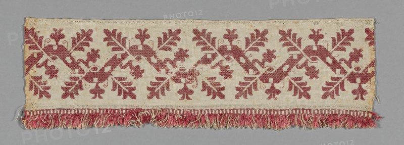 Fragment (From a Border), Italy, 17th century. Creator: Unknown.