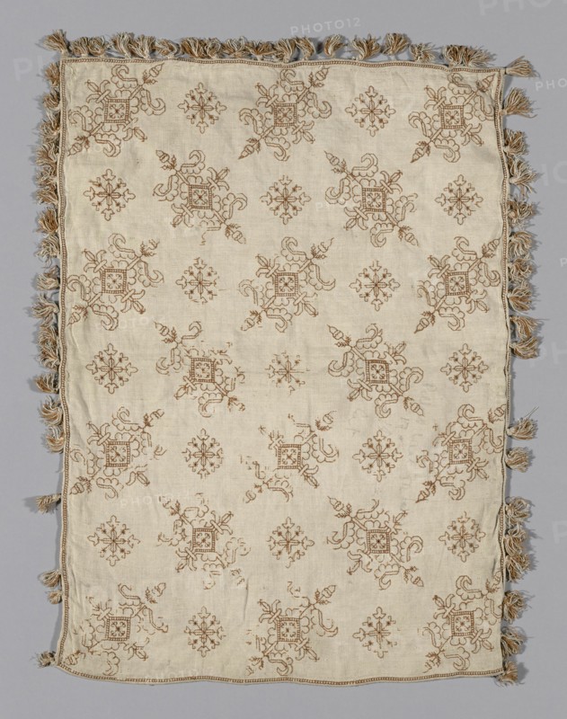 Pillowcase, Italy, 17th century. Creator: Unknown.