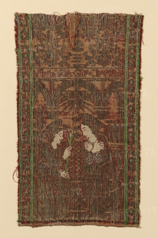 Fragment from an Orphrey, Italy, 15th century. Creator: Unknown.