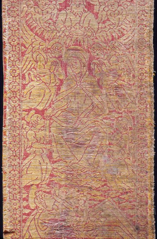 Orphrey Depicting the Resurrection of St. Mary, Italy, 1450/1500. Creator: Unknown.