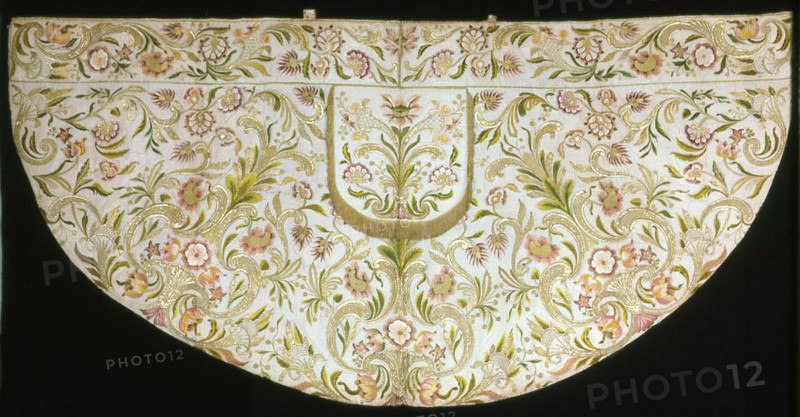 Cope with Orphrey Band, Hood and Remnants of a Morse, Italy, 1775/1800. Creator: Unknown.