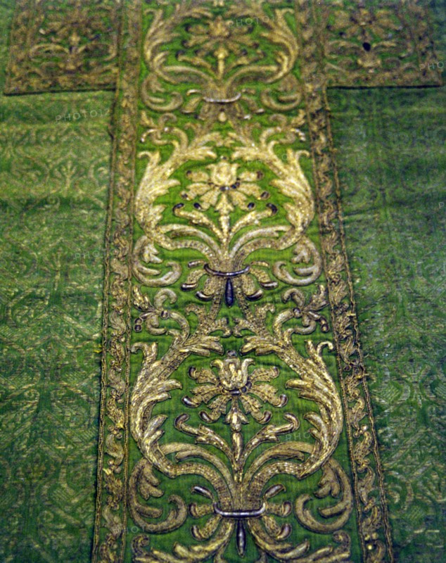 Portion of Chasuble Back, Italy, Late 16th/early 17th century. Creator: Unknown.