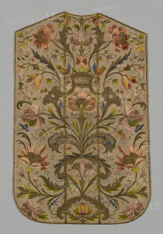 Chasuble (Back), Italy, 1701/25. Creator: Unknown.