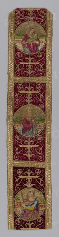 Orphrey Band, Italy, 17th century. Creator: Unknown.