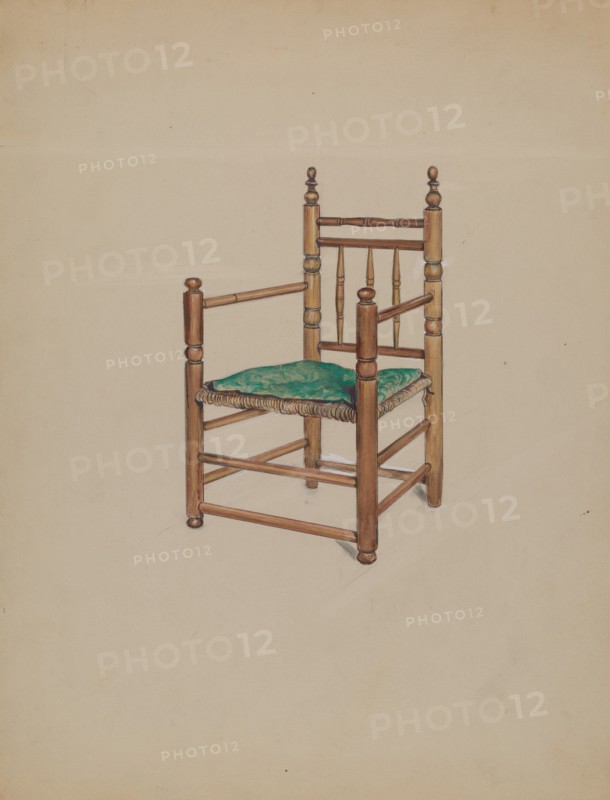 Carver Armchair, 1935/1942. Creator: Charles Squires.