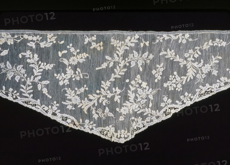 Shaped Sleeve Ruffle (Engageanté), Burano, 1770s/80s. Creator: Unknown.