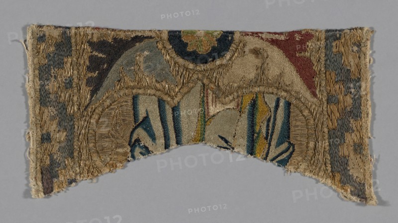 Fragment from an Orphrey, Florence, 1360s. Creator: Unknown.