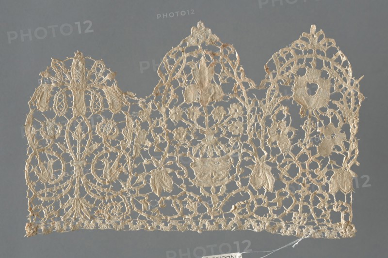 Fragment (Border), Venice, 1630s. Creator: Unknown.