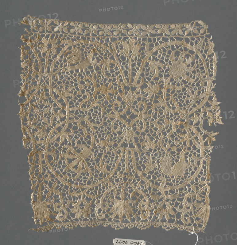 Border (Fragment), Venice, 1625/50. Creator: Unknown.